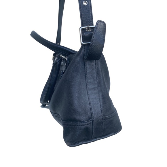 Coach Midnight Black Molly Soho Leather Shoulder Bag - Picture 5 of 9